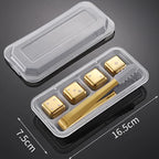 Pietre per Whisky Inox Oro