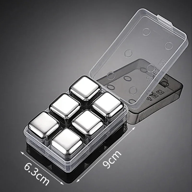 Pietre per Whisky Inox Silver