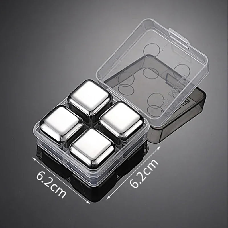 Pietre per Whisky Inox Silver