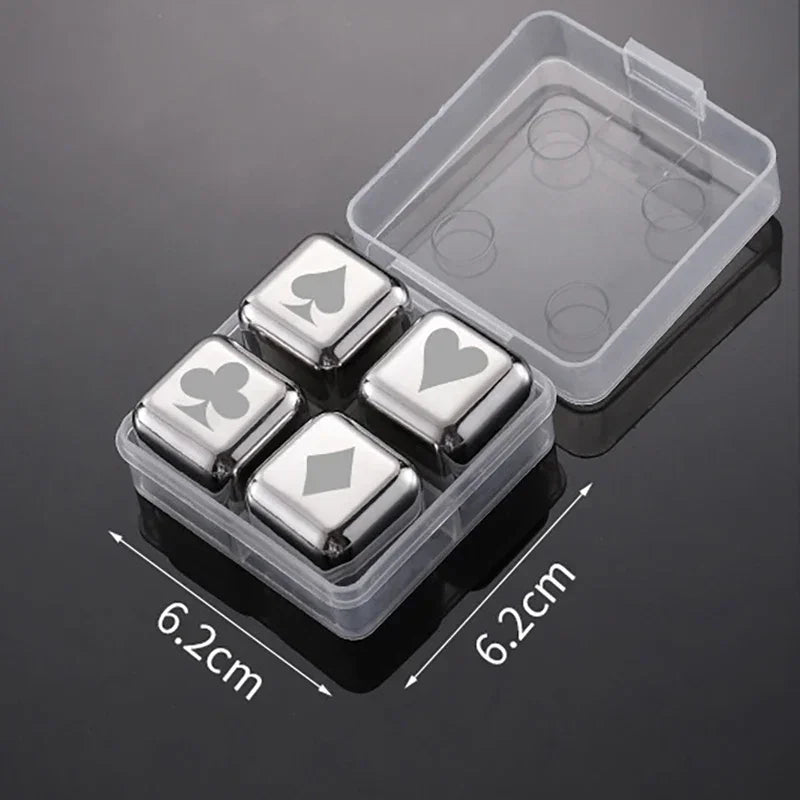 Pietre per Whisky Inox Silver