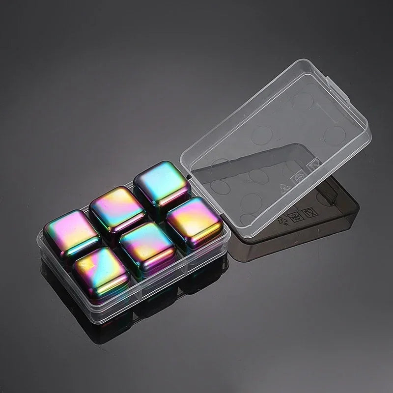 Pietre per Whisky Inox Arcobaleno