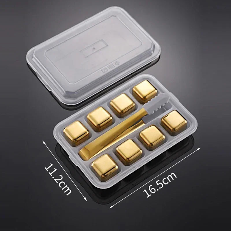 Pietre per Whisky Inox Oro