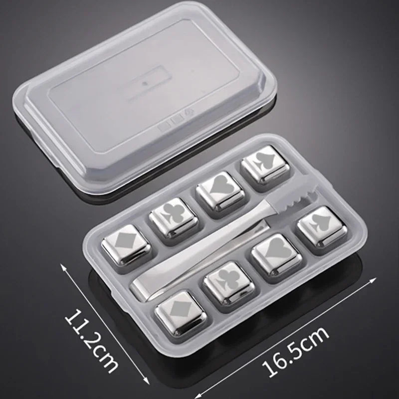 Pietre per Whisky Inox Silver
