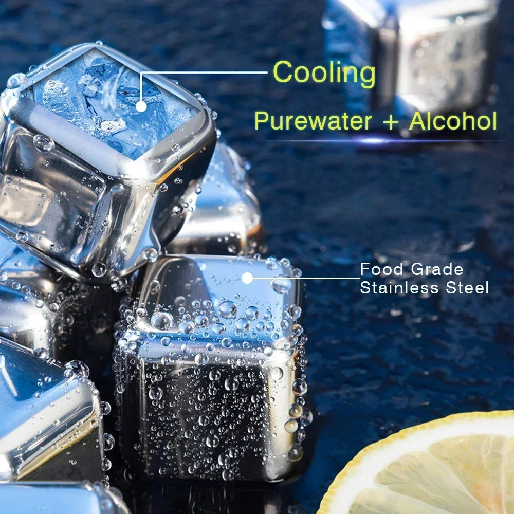 Pietre per Whisky Inox Silver