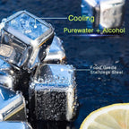 Pietre per Whisky Inox Silver