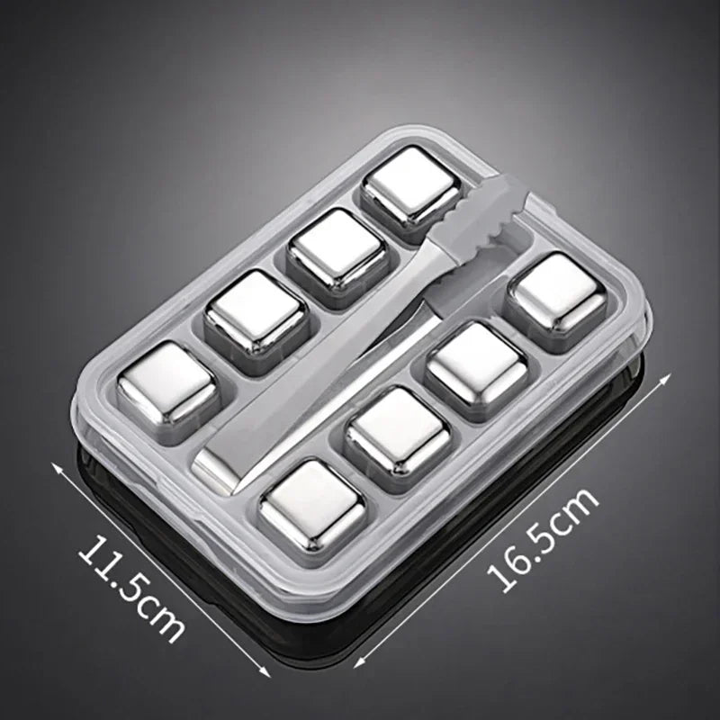 Pietre per Whisky Inox Silver