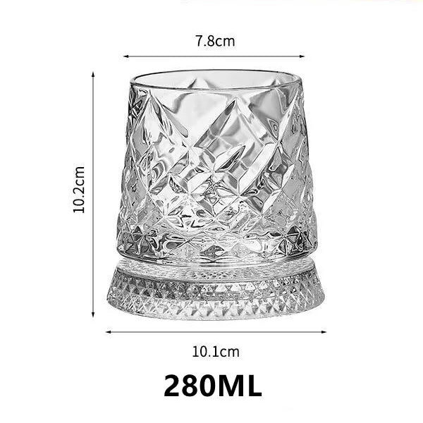 Bicchiere da Whisky Girevole 280ml