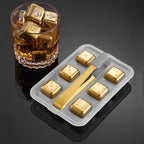 Pietre per Whisky Inox Oro