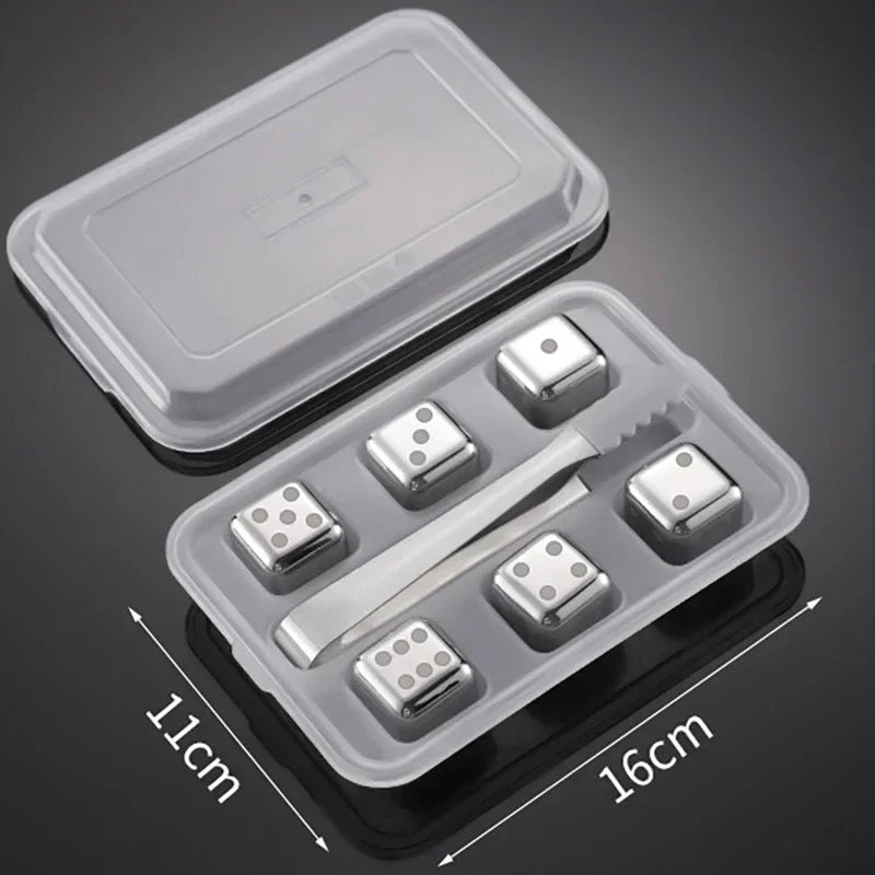 Pietre per Whisky Inox Silver