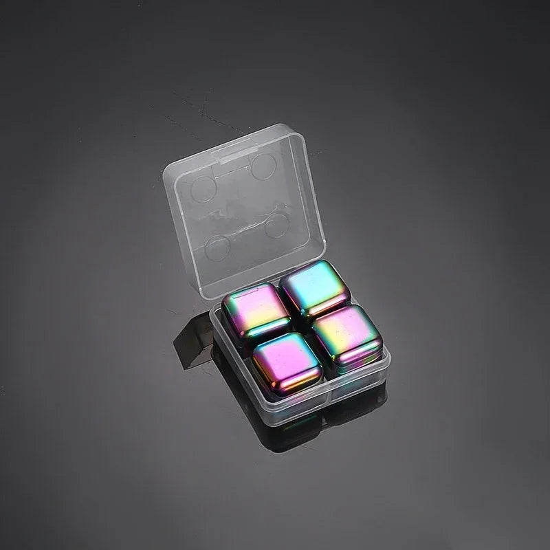 Pietre per Whisky Inox Arcobaleno
