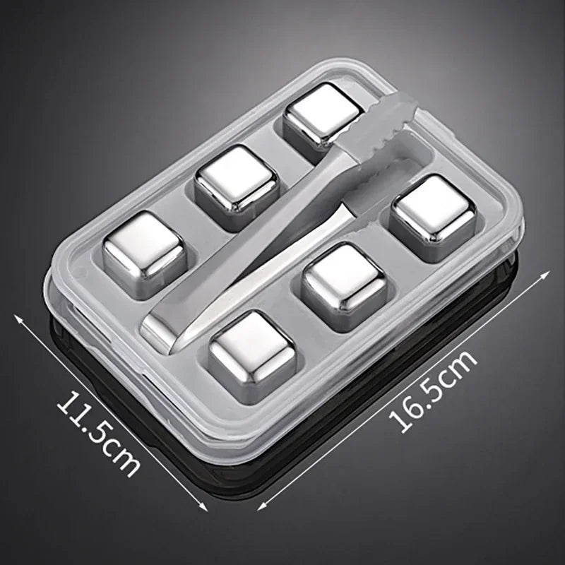 Pietre per Whisky Inox Silver