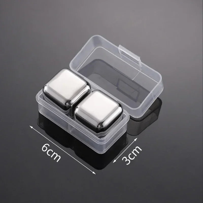 Pietre per Whisky Inox Silver