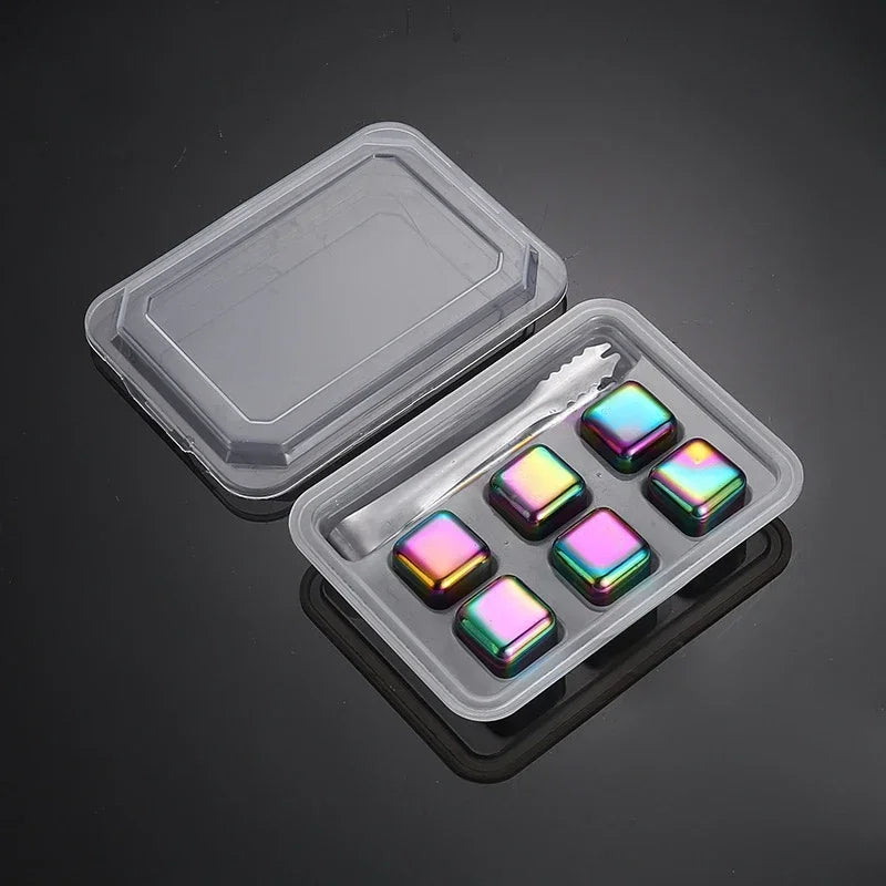 Pietre per Whisky Inox Arcobaleno