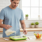 Ice Cream Maker Pan with 2 Scrapers Ice Cream Maker Plate Multifunctional Cold Sweet Fried Food Plate Rolled Ice Cream Maker