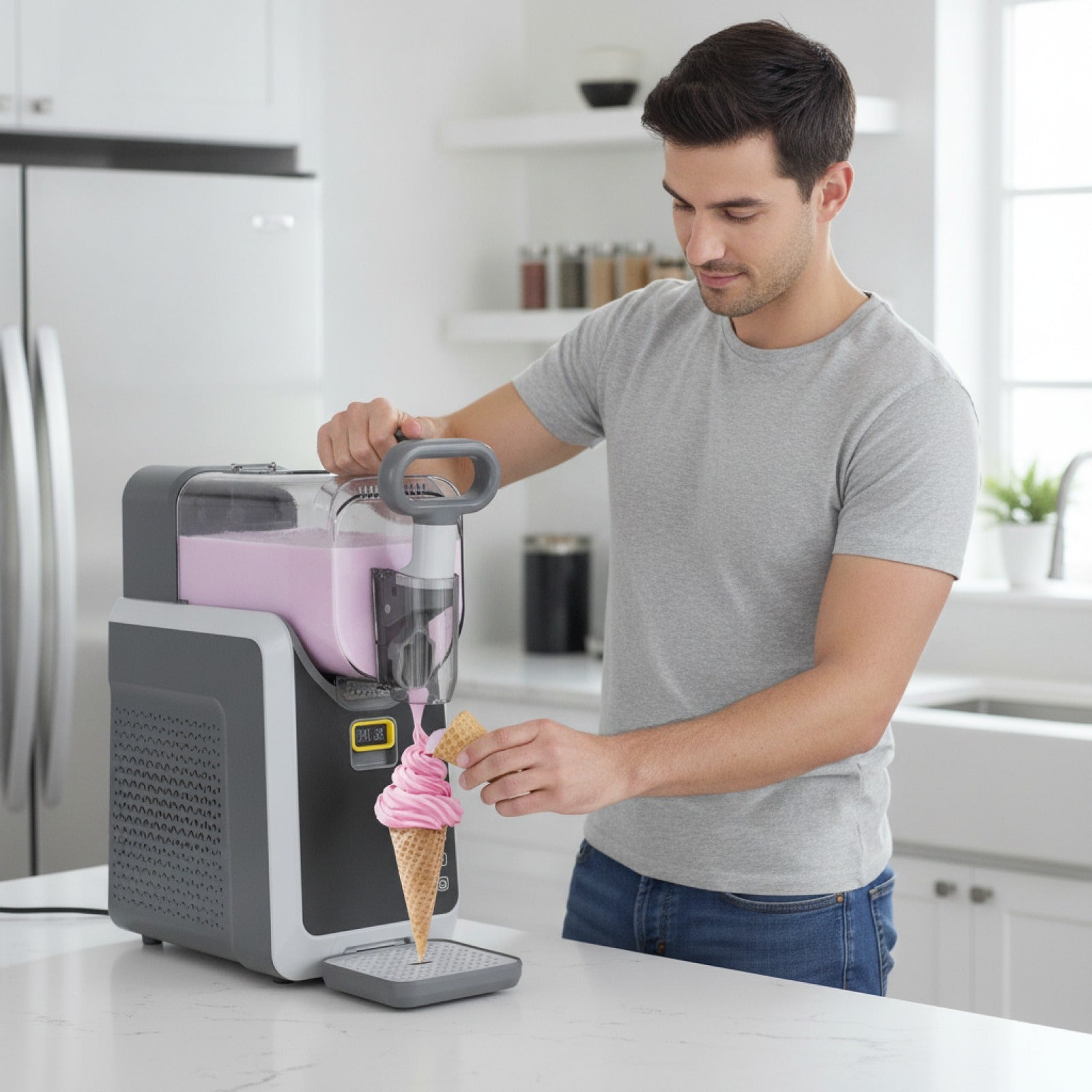 Professional 2L Slush Slushy Machine Commercial Frozen Juice Drink Maker Slushy Maker Ice Slushie Machine