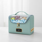 Yannice12V220V Mini Car Refrigerator Green Portable Car Cold＆ Heat Soft Bag Hand Carry Cosmetics Drug Cold Bag For Home Car Use